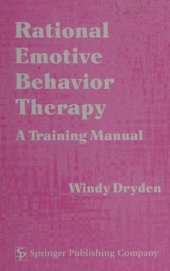 book Rational Emotive Behavior Therapy: A Training Manual