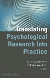 book Translating Psychological Research into Practice