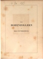 book Die Hohenzollern in Bild und Wahlspruch