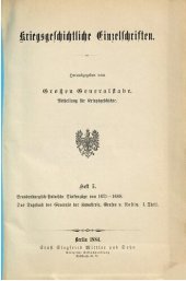 book Brandenburgisch-Polnische Türkenzüge von 1671-1688 / Das Tagebuch des Generals der Kavallerie, Grafen v. Nostitz I. Teil