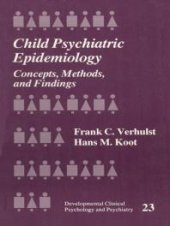 book Child Psychiatric Epidemiology : Concepts, Methods and Findings