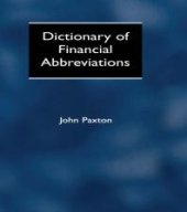 book Dictionary of Financial Abbreviations