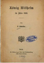 book König Wilhelm im Jahre 1866