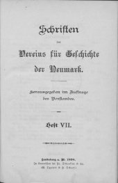 book Schriften des Vereins für Geschichte der Neumark