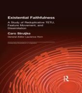 book Existential Faithfullness : A Study of Reduplicative TETU, Feature Movement and Dissimulation