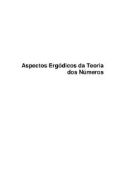 book Aspectos Ergódicos da Teoria dos Números