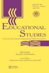 book Ecojustice and Education: A Special Issue of Educational Studies