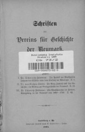 book Schriften des Vereins für Geschichte der Neumark