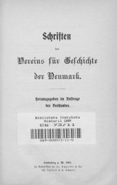 book Schriften des Vereins für Geschichte der Neumark