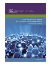 book World Bank Group Support for Innovation and Entrepreneurship : An Independent Evaluation