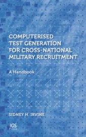 book Computerised Test Generation for Cross-National Military Recruitment : A Handbook