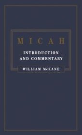 book Micah : Introduction and Commentary