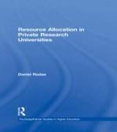 book Resource Allocation in Private Research Universities