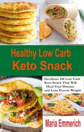 book Healthy Low Carb Keto Snack