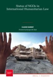 book Status of NGOs in International Humanitarian Law