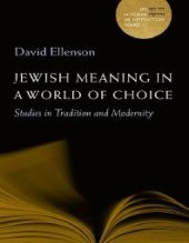 book Jewish Meaning in a World of Choice : Studies in Tradition and Modernity