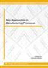 book New Approaches in the Manufacturing Processes