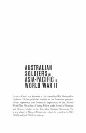 book Australian Soldiers in Asia-Pacific in World War II