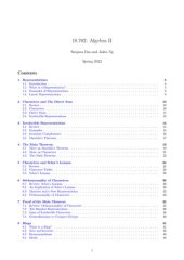 book Algebra II: Lecture Notes