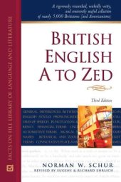 book British English a to Zed 