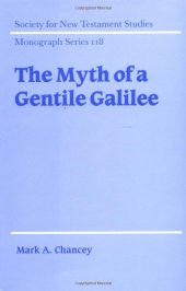 book The Myth of a Gentile Galilee 