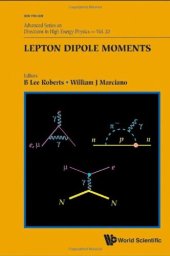 book Lepton Dipole Moments 