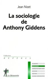 book La sociologie de Anthony Giddens 