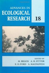 book Advances in Ecological Research, Vol. 18
