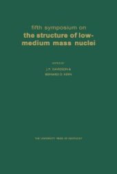 book Fifth Symposium on the Structure of Low-Medium Mass Nuclei