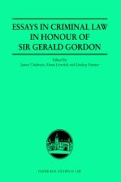 book Essays in Criminal Law in Honour of Sir Gerald Gordon