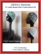 book 19- Ladies Beanies Hats Crochet Patterns #19