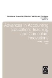 book Advances in Accounting Education : Teaching and Curriculum Innovations