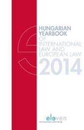 book Hungarian Yearbook of International Law and European Law 2014