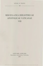 book Miscellanea Bibliothecae Apostolicae Vaticanae