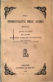 book Della immortalità dell'anima umana