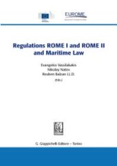 book Regulations ROME I and ROME II and Maritime Law