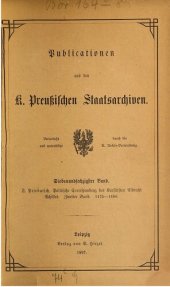 book Politische Correspondenz des Kurfürsten Albrecht Achilles 1475 - 1480