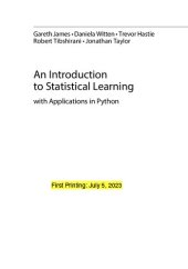 book An Introduction to Statistical Learning with Applications in Python