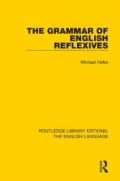 book The Grammar of English Reflexives