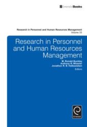 book Research in Personnel and Human Resources Management