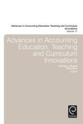 book Advances in Accounting Education: Teaching and Curriculum Innovations