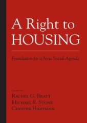 book A Right to Housing : Foundation for a New Social Agenda