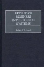 book Effective Business Intelligence Systems