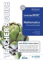 book Cambridge IGCSE Core and Extended Mathematics Teacher's Guide with Boost Subscription