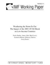 book Weathering the Storm So Far : The Impact of the 2003-05 Oil Shock on Low-Income Countries