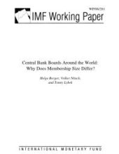 book Central Bank Boards Around the World : Why Does Membership Size Differ?