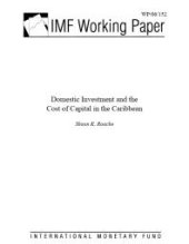 book Domestic Investment and the Cost of Capital in the Caribbean