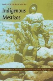 book Indigenous Mestizos : The Politics of Race and Culture in Cuzco, Peru, 1919-1991