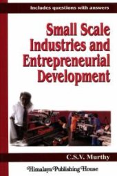 book Small Scale Industries and Entrepreneurial Development