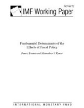 book Fundamental Determinants of the Effects of Fiscal Policy